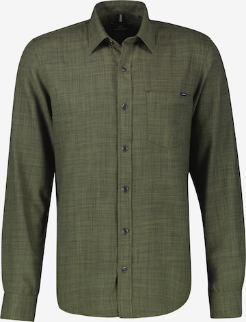 LERROS Regular fit Button Up Shirt in Green: front