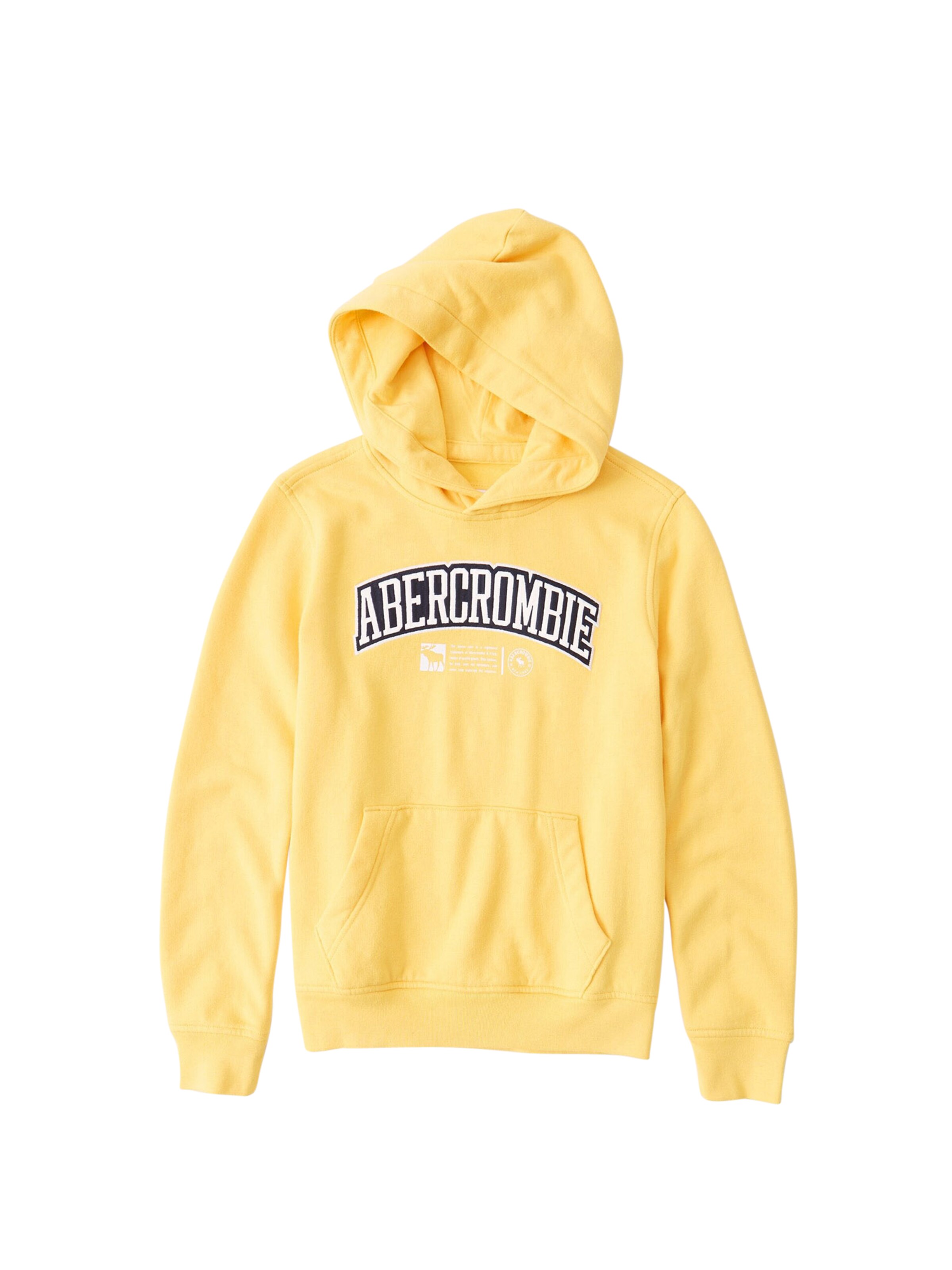 yellow abercrombie hoodie