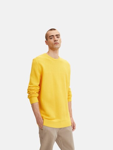 TOM TAILOR - Pullover em amarelo