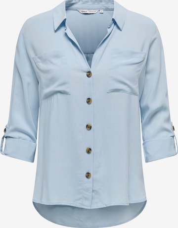 ONLY Bluse 'ONLYASMIN' in Blau: Vorderseite
