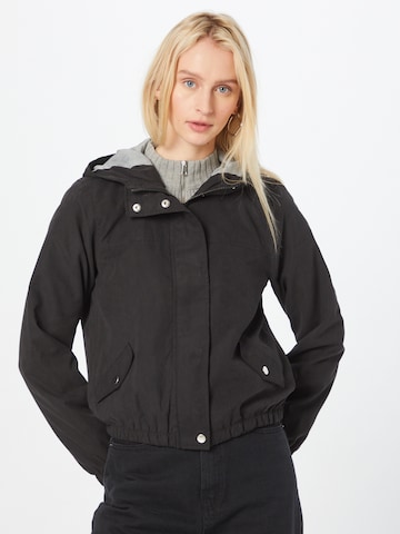 JDY Between-Season Jacket in Black: front