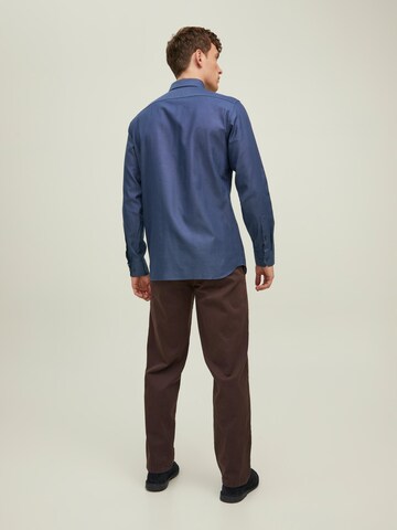 JACK & JONES Slim Fit Hemd 'Royal' in Blau