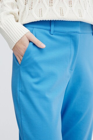 ICHI Tapered Broek 'Kate' in Blauw