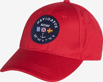 Navigator Cap in Red: front