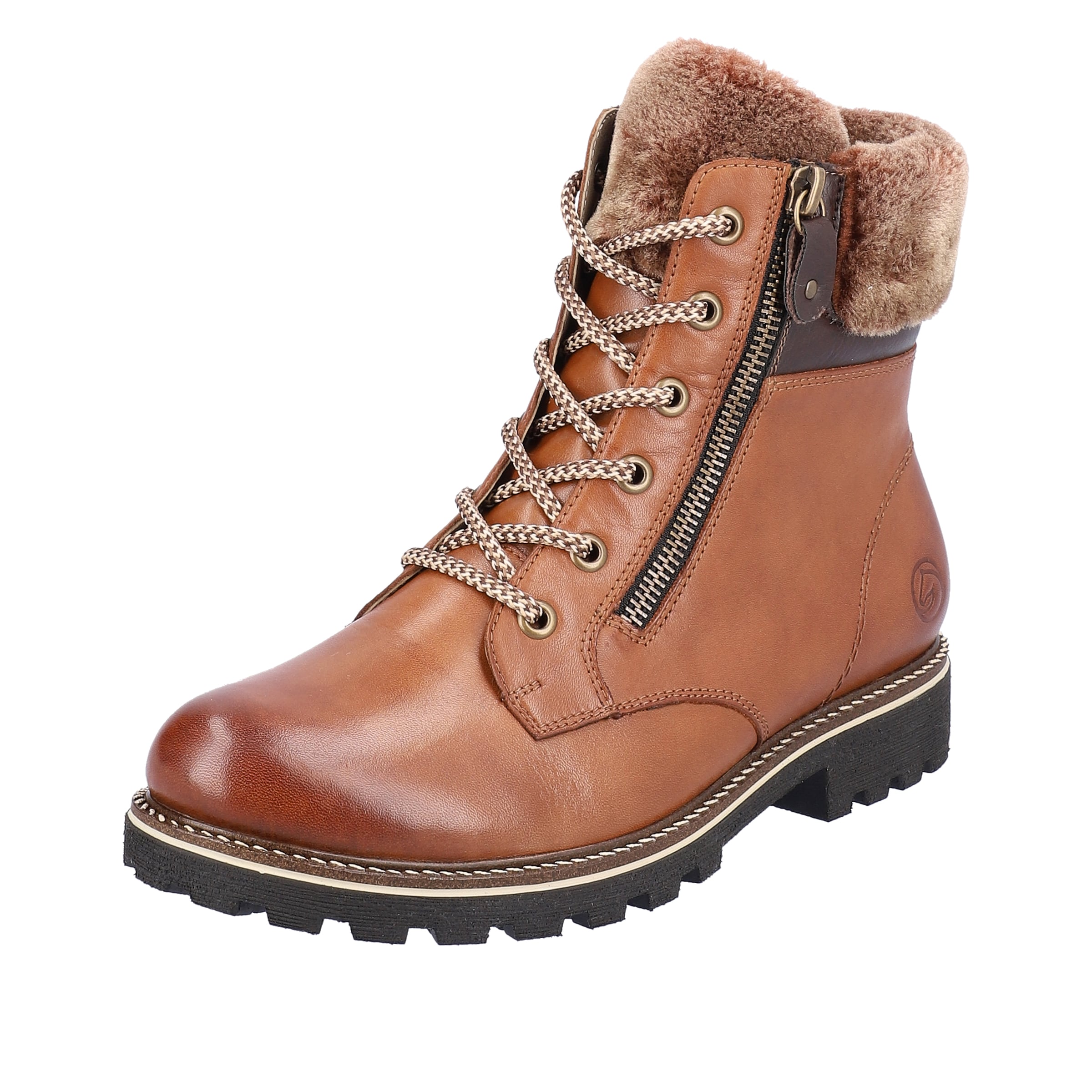 REMONTE Veterlaarsjes in Bruin: voorkant