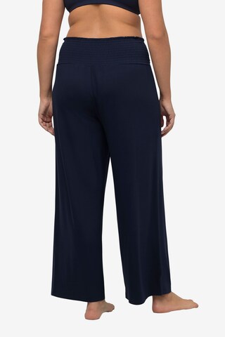 Ulla Popken Wide Leg Hose in Blau