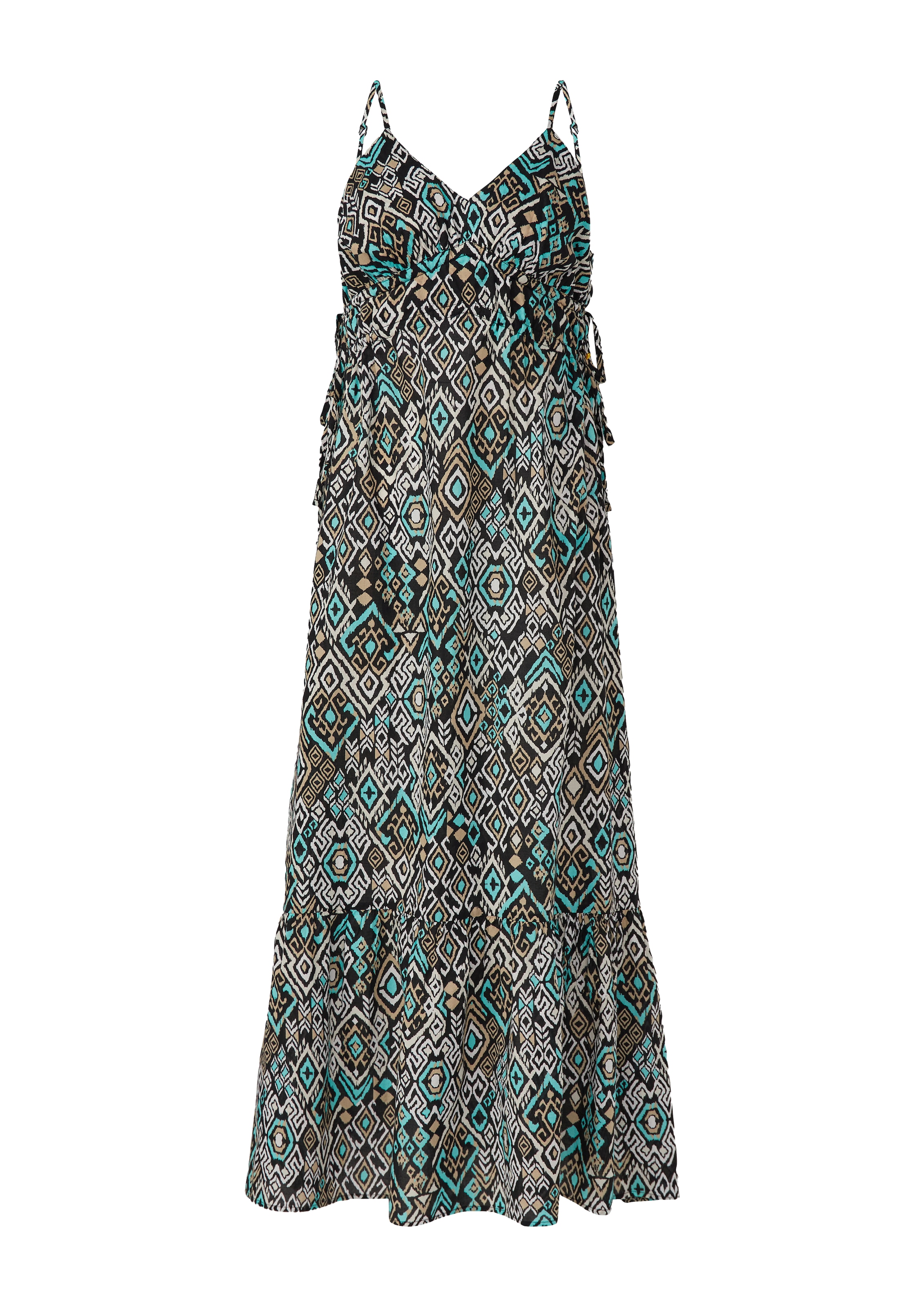 s.Oliver Καλοκαιρινό φόρεμα σε μαύρο: μπροστά