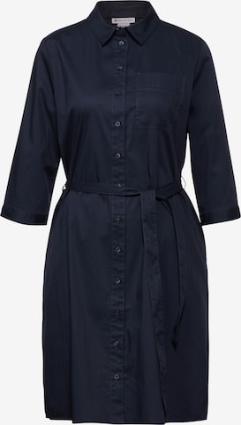 STREET ONE Shirt Dress in Black: front