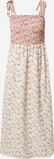 Love Copenhagen Kleid 'Blooma' in beige / türkis / pink / altrosa / weiß, Produktansicht