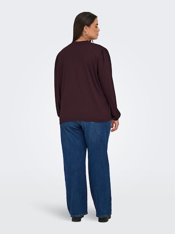 Camicia da donna 'CARFancy' di ONLY Carmakoma in rosso