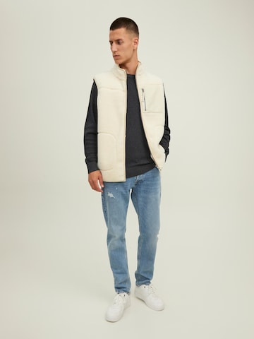 JACK & JONES صدرية 'Park' بلون بيج