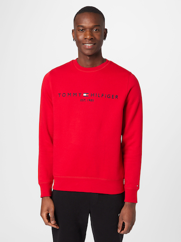 Felpa di TOMMY HILFIGER in rosso: frontale