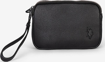 U.S. POLO ASSN. Kulturtasche in Schwarz: Vorderseite