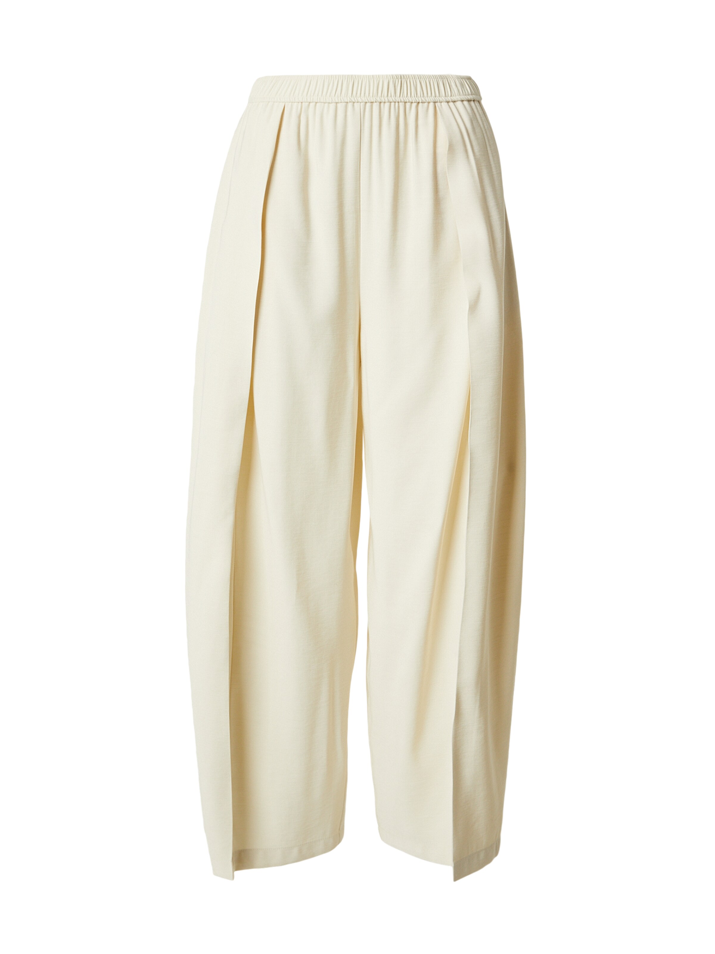 Loosefit Pantalon 'Quanda' EDITED en beige : devant