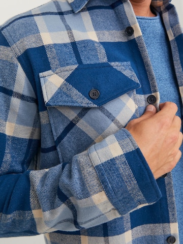 mėlyna JACK & JONES Standartinis modelis Marškiniai 'Roy'