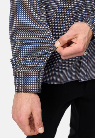 INDICODE JEANS Regular Fit Hemd in Blau