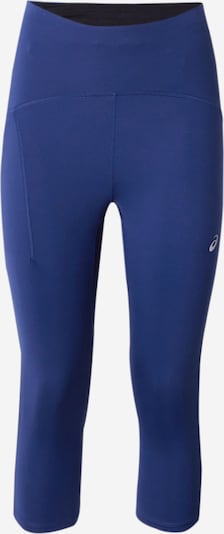 ASICS Pantalon de sport 'ROAD' en bleu cobalt / blanc, Vue avec produit