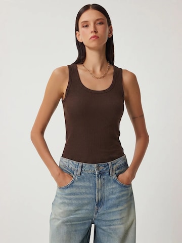 Happiness İstanbul - Top 'Tanktops & Camis' em castanho