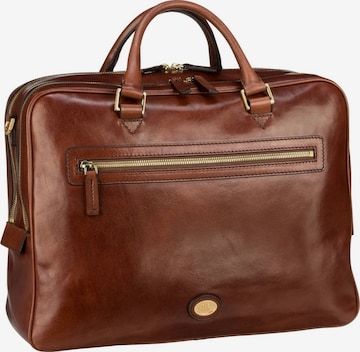The Bridge Document Bag 'Story Uomo 3500' in Brown: front