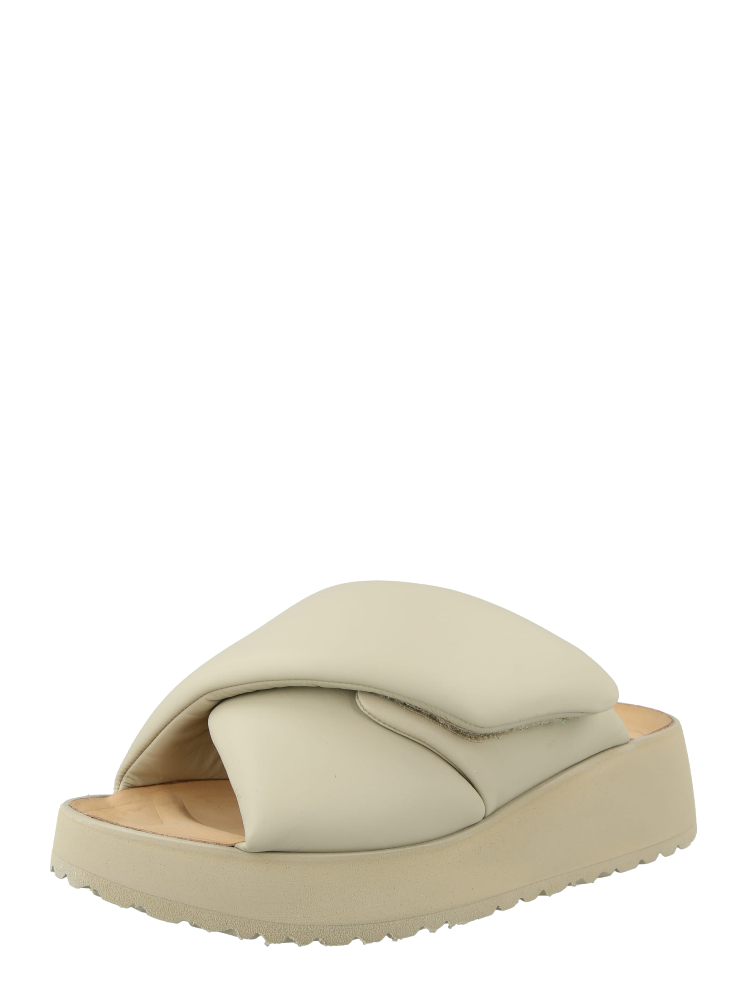 BIRKENSTOCK Muiltjes 'Theda LENA' in Beige: voorkant
