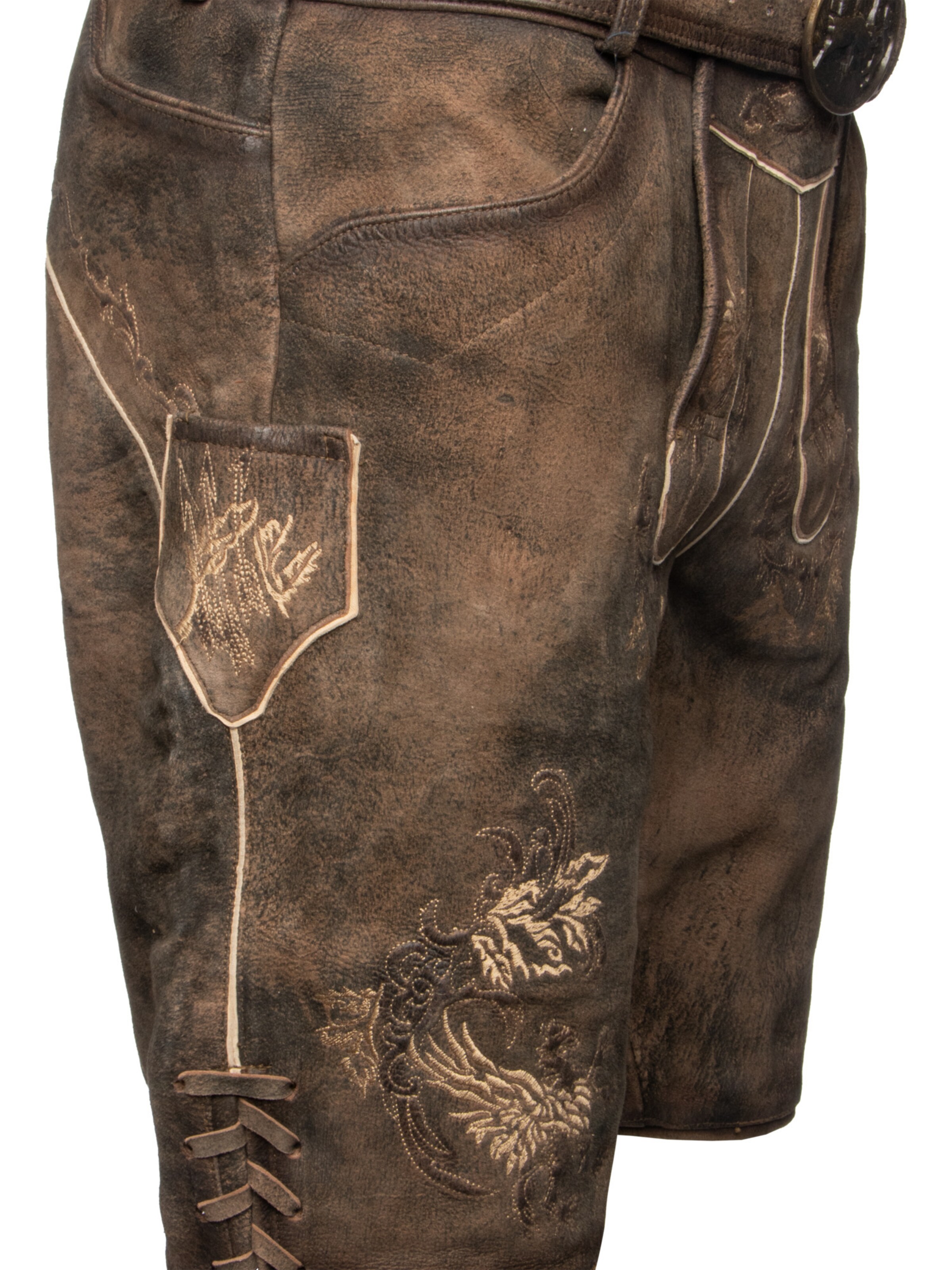 Regular Pantalon folklorique 'Fassing' SPIETH & WENSKY en marron