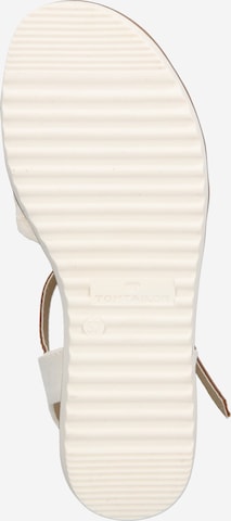 TOM TAILOR Sandals in White
