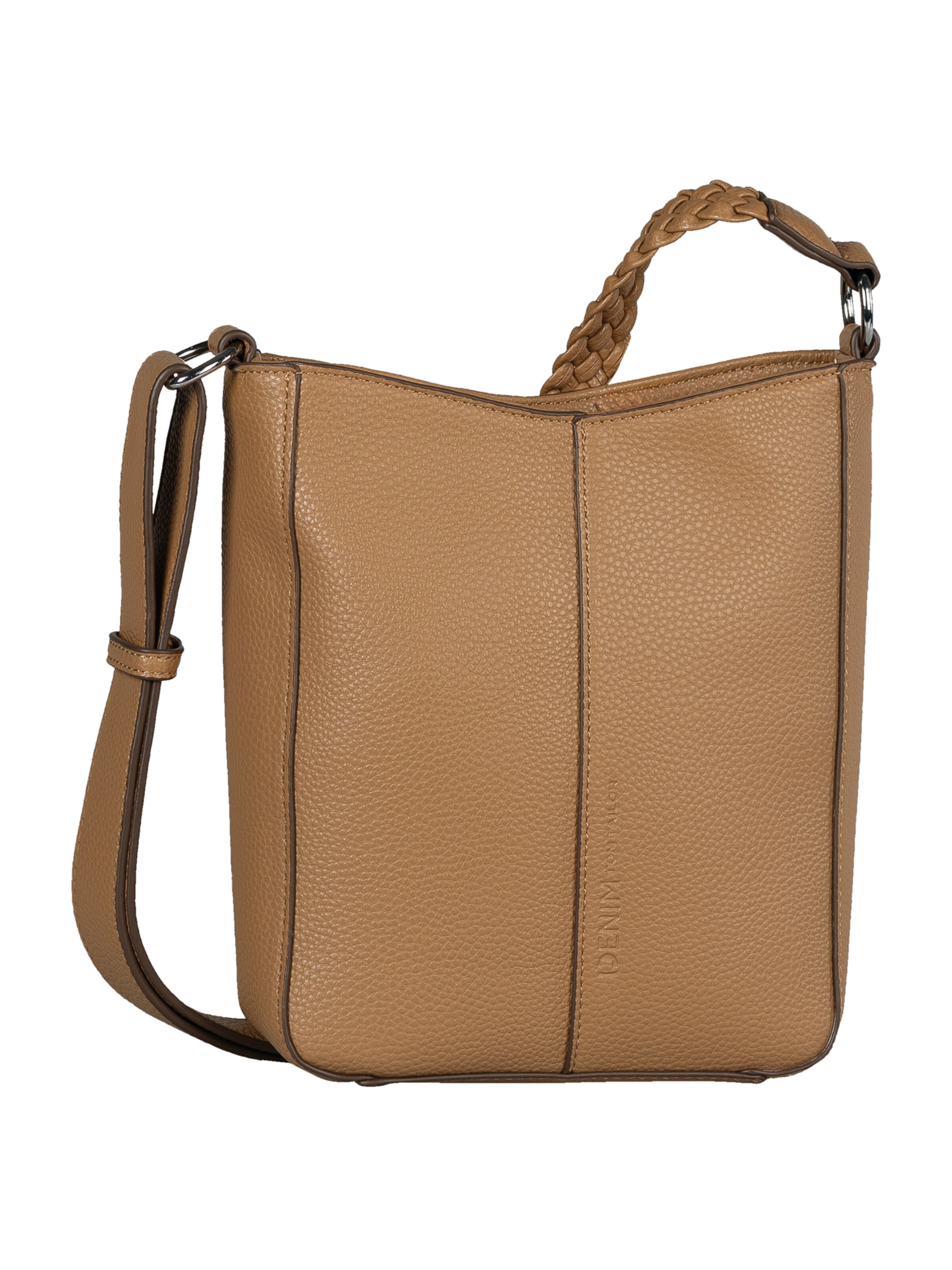 TOM TAILOR DENIM Válltáska 'Neda' - bézs: elől