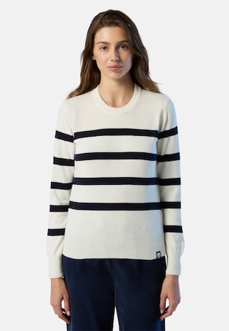 North Sails Sweater in White: front