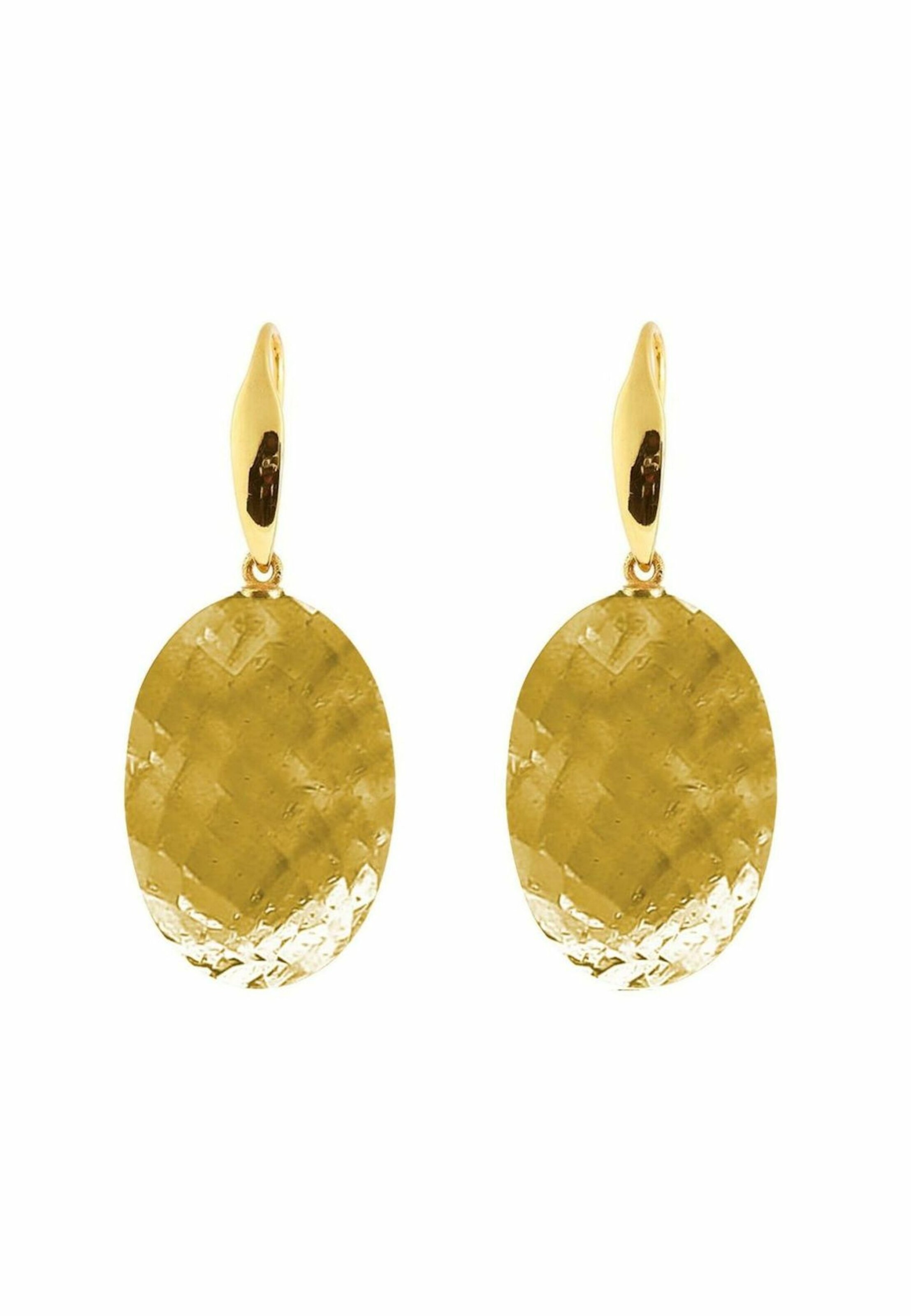 Gemshine Oorbellen in Goud: voorkant