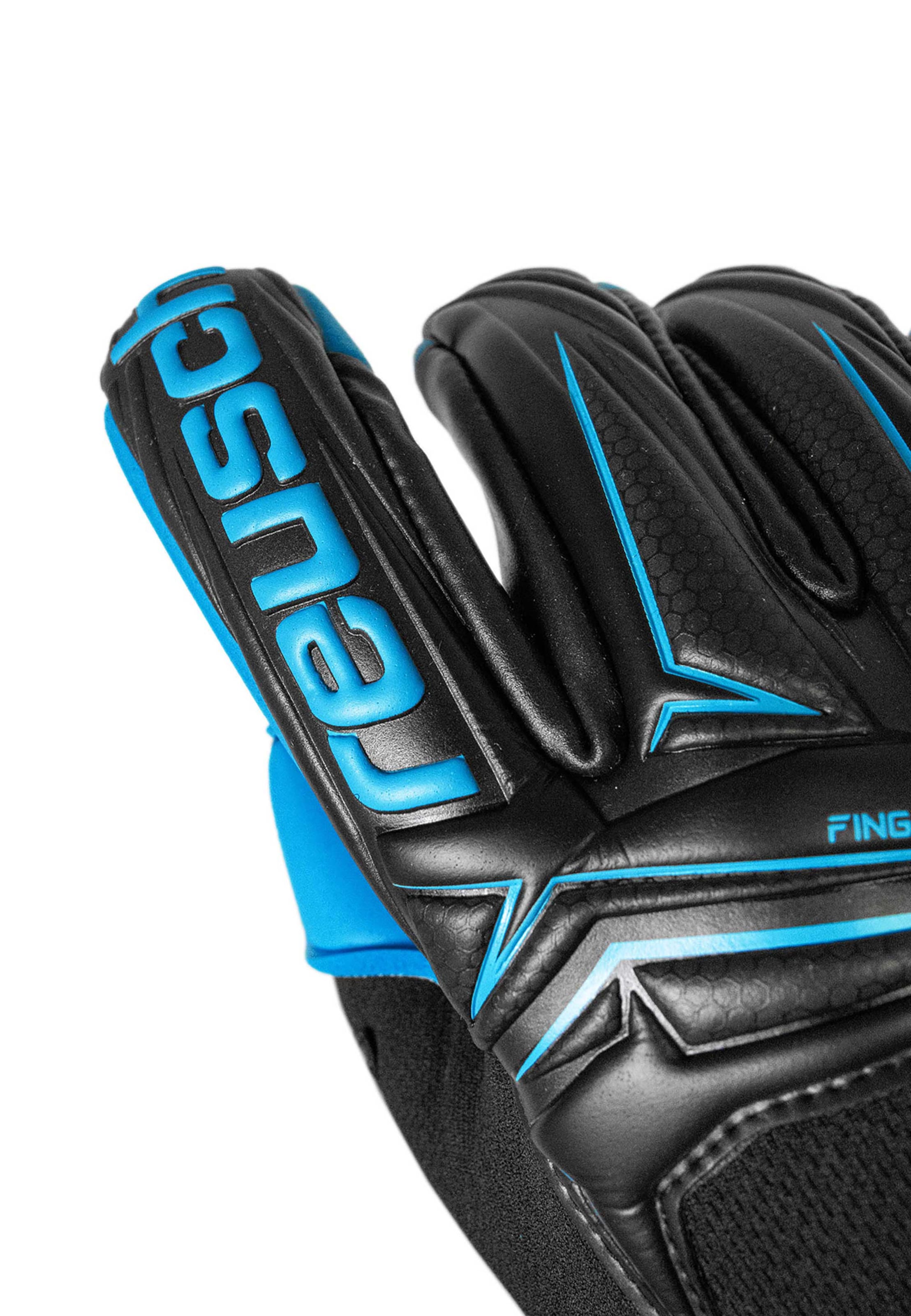 REUSCH Sports gloves 'Attrakt Aqua Finger Support' in Blue