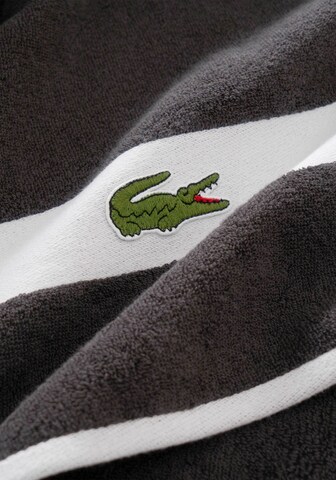 LACOSTE Shower Towel 'CASUAL' in Grey