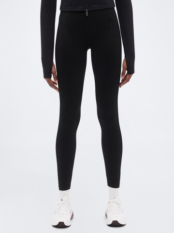 NIKE Skinny Sportnadrágok - fekete: elől