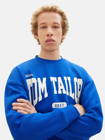 TOM TAILOR DENIM Tréning póló - kék