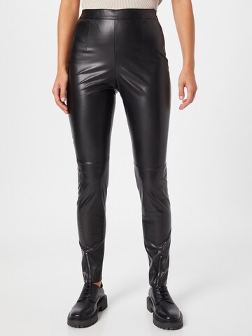 PATRIZIA PEPE Slim fit Trousers in Black: front