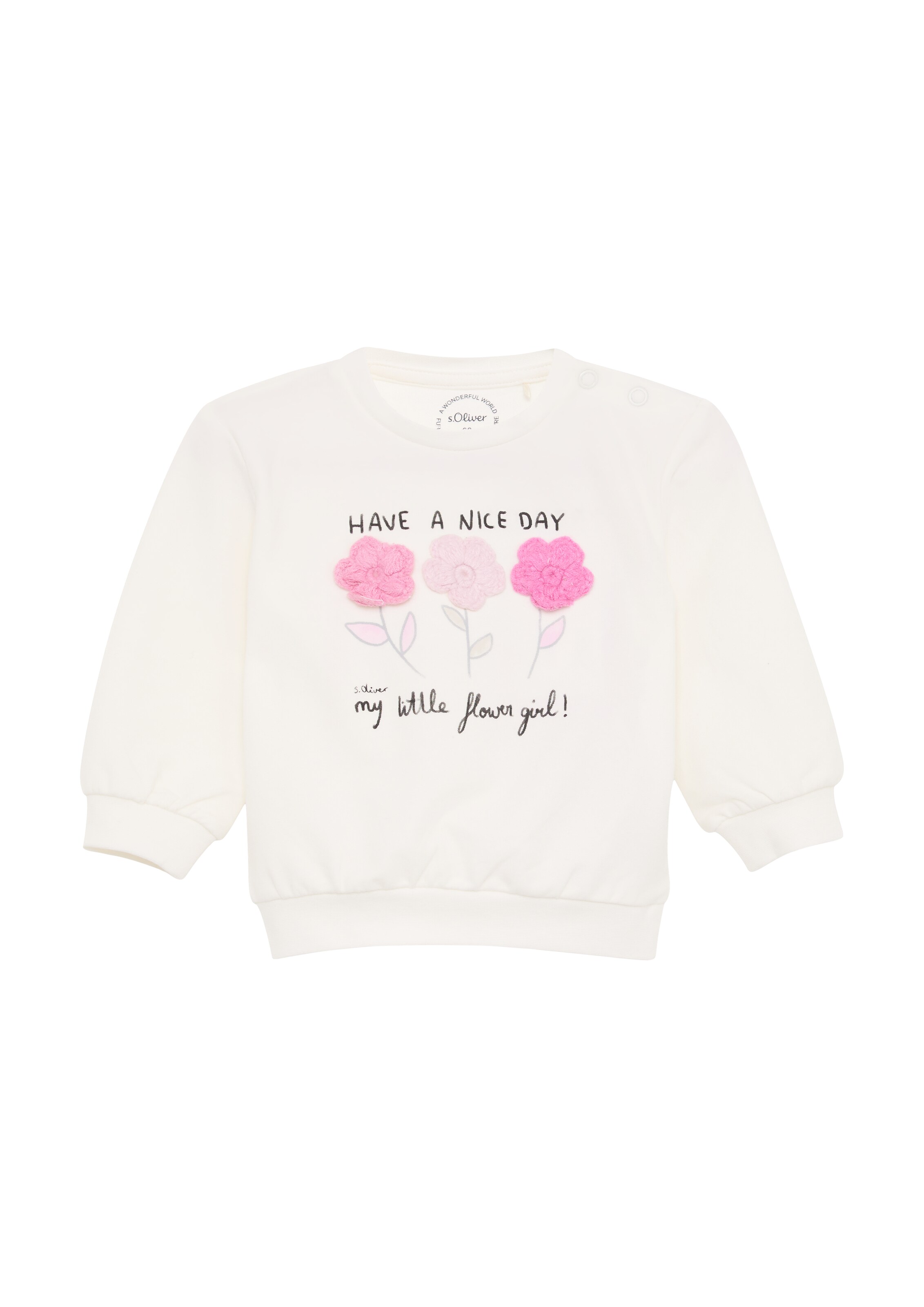 s.Oliver Sweatshirt in Beige: front