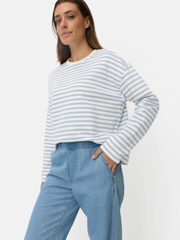 CAMEL ACTIVE Sweatshirt aus einem Baumwollmix in Blau