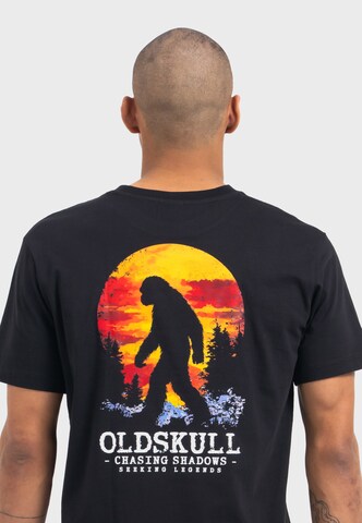 Oldskull Shirt 'Worldvibe Big Legend' in Zwart