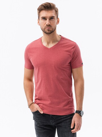 Ombre T-Shirt 'S1369' in Rot: predná strana