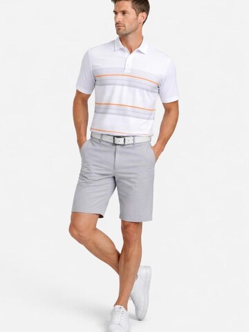 Cocain Underwear Regular fit Athletic Button Up Shirt 'Poloshirt' in White