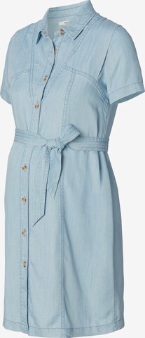 Esprit Maternity Shirt dress in Blue: front