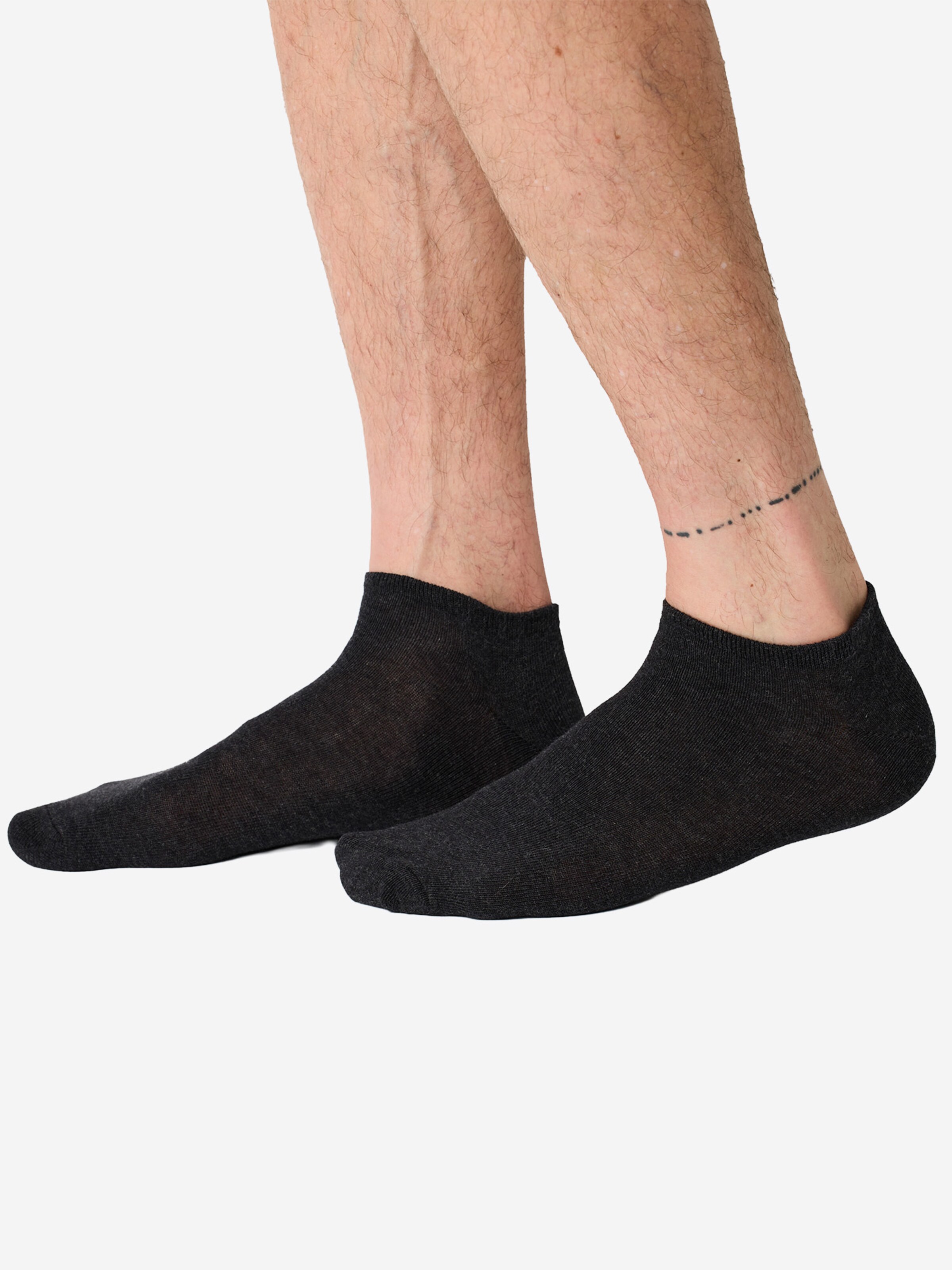 Nur Die Socks ' Baumwolle Basic Unifarben ' in Grey