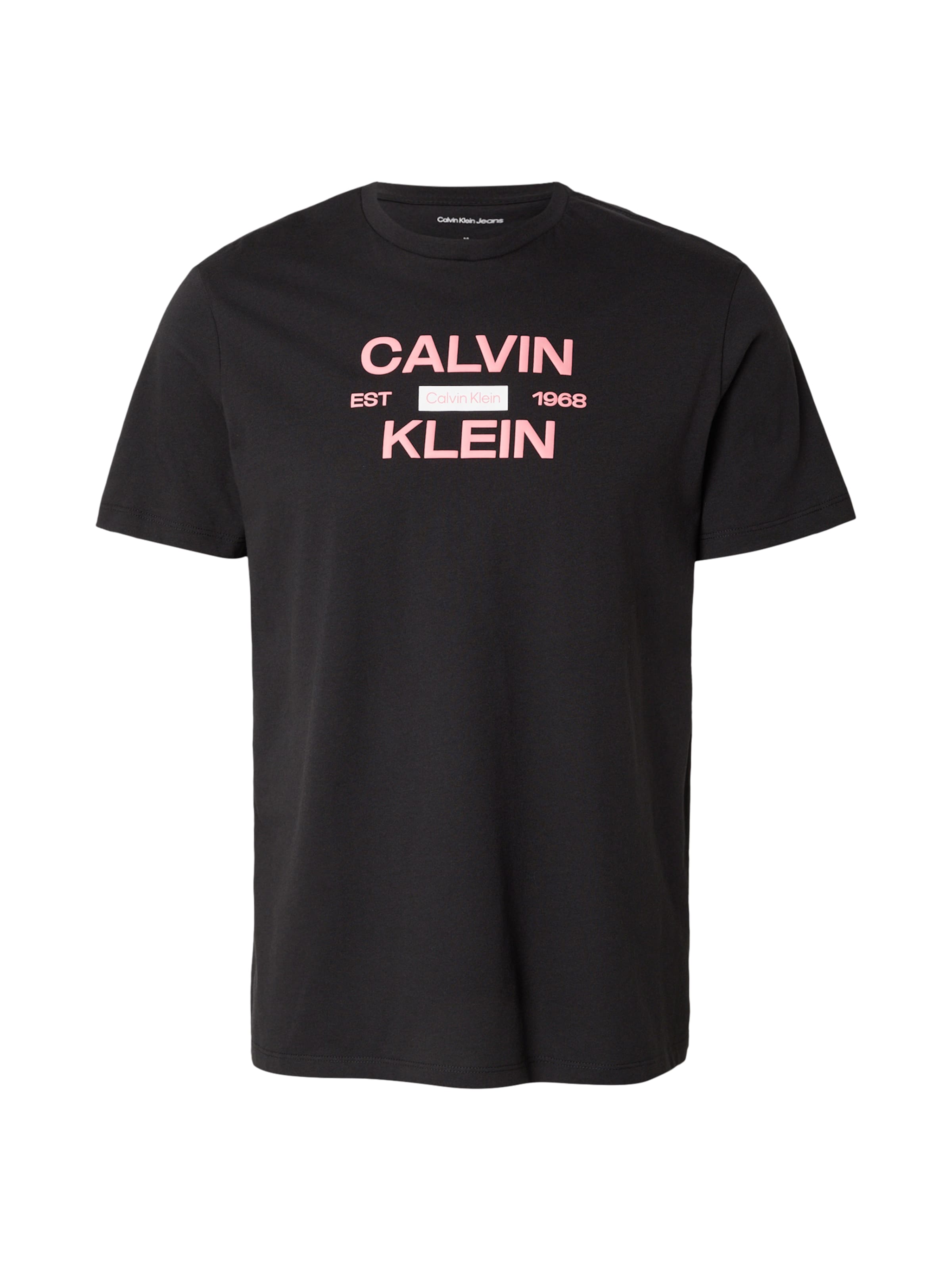 Calvin Klein Jeans Shirt in Zwart: voorkant