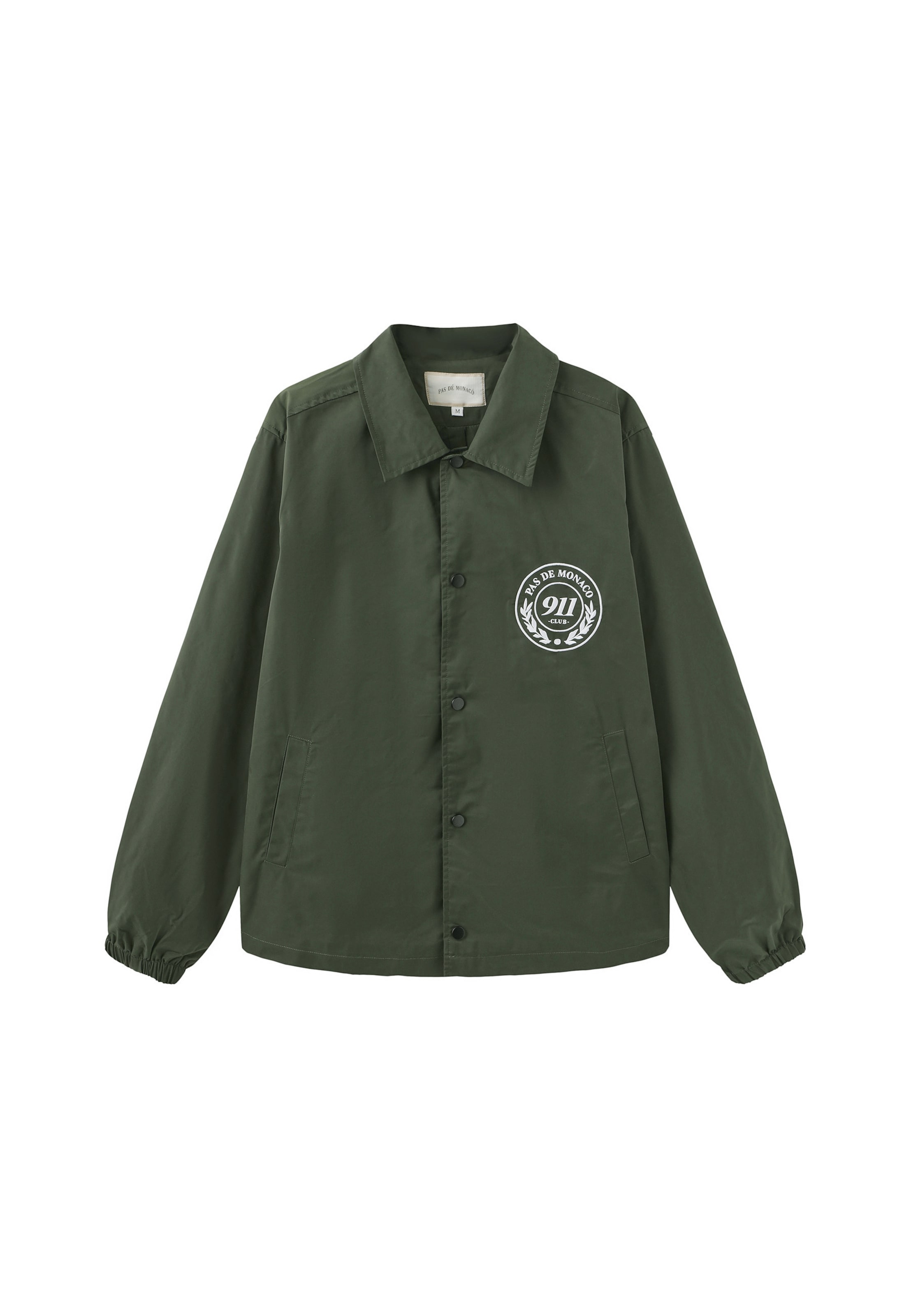 Pas De Monaco Between-Season Jacket 'Classic Nine' in Green: front