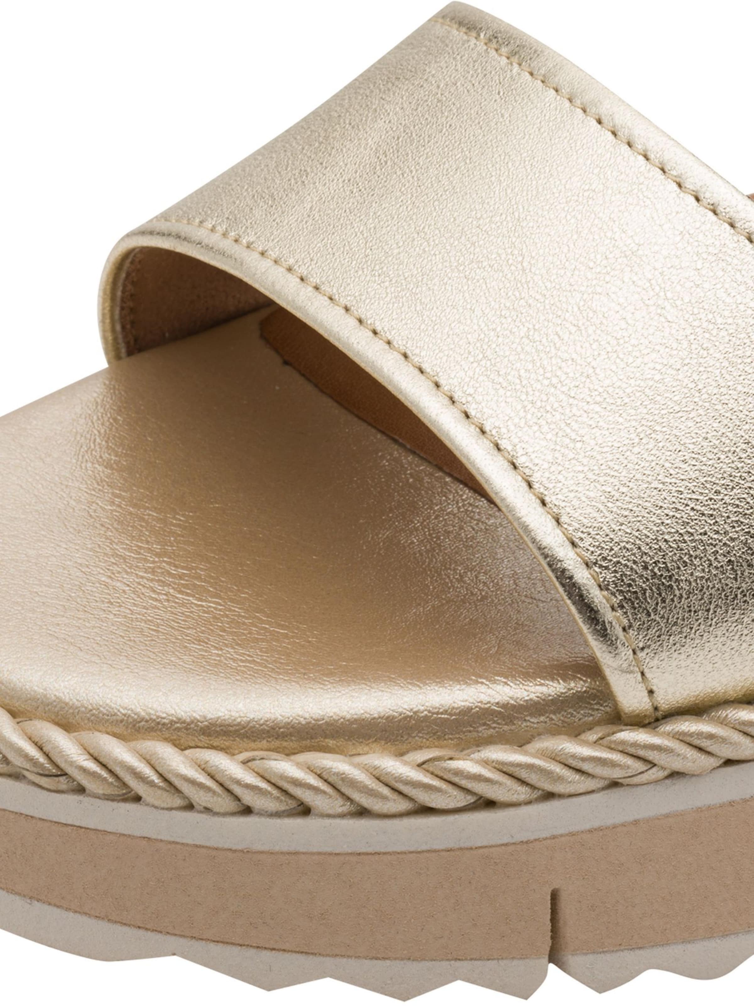 Sandales Tamaris en or