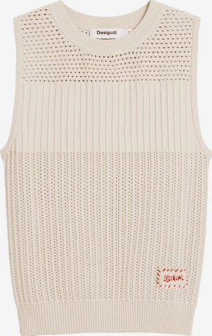DesigualPulover - bež boja: prednji dio