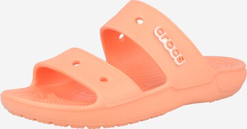 Crocs Pantolette 'Classic' i orange: framsida