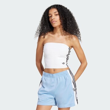 Haut 'Adicolor' ADIDAS ORIGINALS en blanc : devant