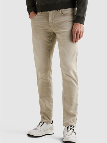 PME Legend Housut 'PME Legend Nightflight regular fit pants' värissä beige: etupuoli