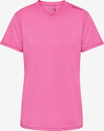 T-shirt fonctionnel Newline en rose : devant