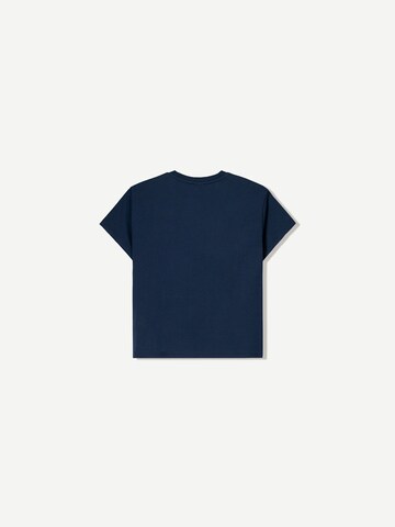 T-shirt Bershka en bleu